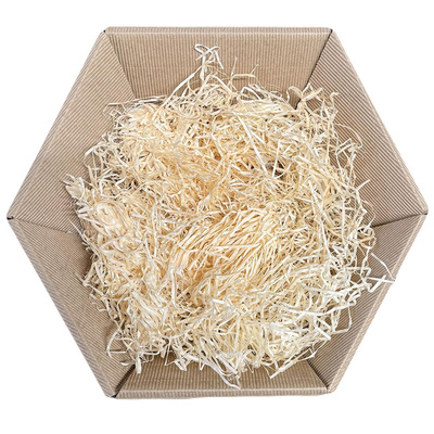 Produktfoto zu Pappschale mit Holzwolle klein