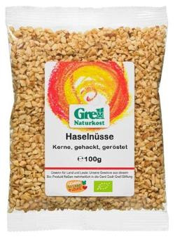 Produktfoto zu Haselnusskerne, gehackt, gerös