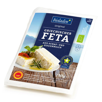 Produktfoto zu Griechischer Feta aus Schaf und Ziegenmilch 150 g