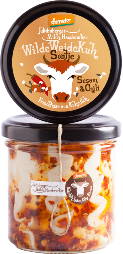 Produktfoto zu Sontje Frischkäse Sesam Chili