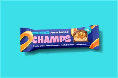 Produktfoto zu Erdnuss Caramel Schokoriegel