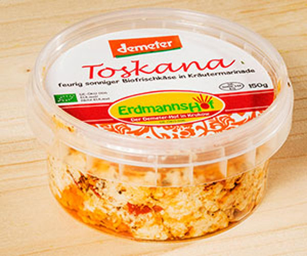 Produktfoto zu Hoffrischkäse Toskana 150 g