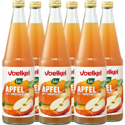 Produktfoto zu Heimischer Apfelsaft 6* 0,7 L