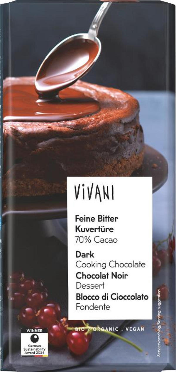 Produktfoto zu Kuvertüre Bitterschokolade