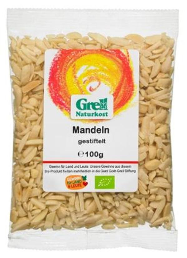 Produktfoto zu Gestiftete Mandeln 100 g