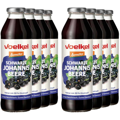 Produktfoto zu Schwarze Johannisbeere Nektar 8* 0,5 L