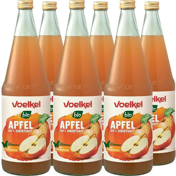 Produktfoto zu Apfelsaft Naturtrüb Biostreuobst 6* 1 L