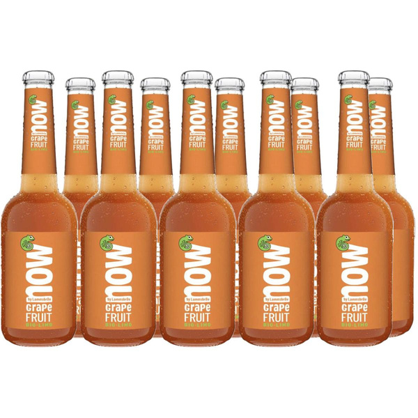 Produktfoto zu now  Bio Limo Grape Fruit, 10* 0,33 L