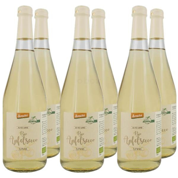 Produktfoto zu Apfelsecco 5,5 % 6* 0,75 L