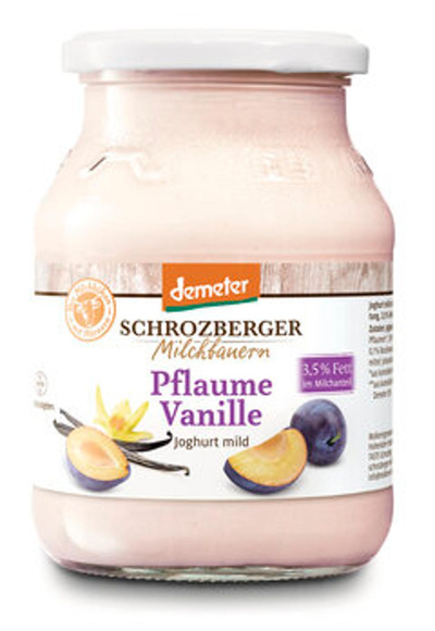 Produktfoto zu Fruchtjoghurt Pflaume Vanille