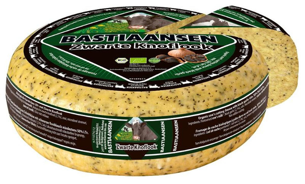 Produktfoto zu Schnittkäse, Gouda Schwarzer Knoblauch