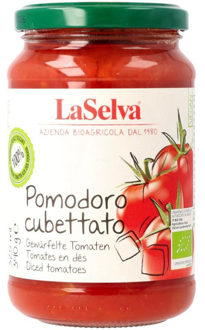 Produktfoto zu Pomodoro cubettato - gewürfelt 340 g