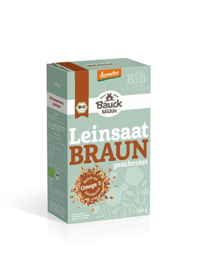 Produktfoto zu Leinsaat geschrotet