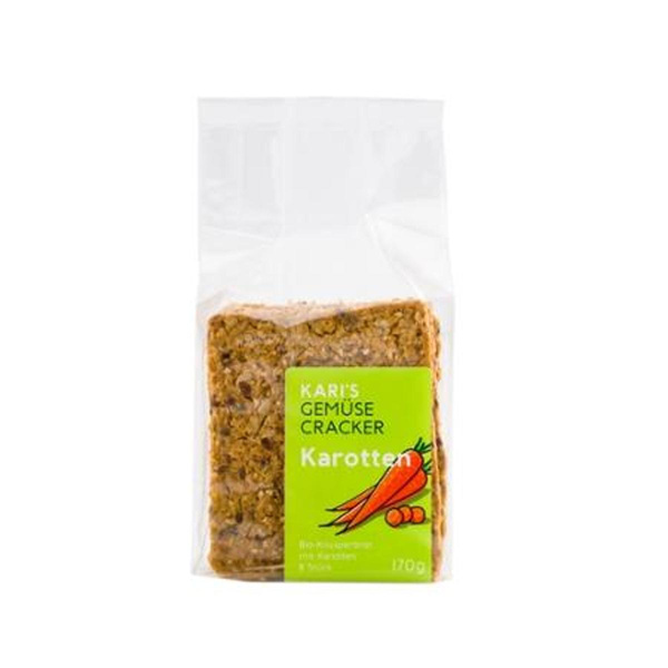 Produktfoto zu Kari's Gemüse Cracker Karotten
