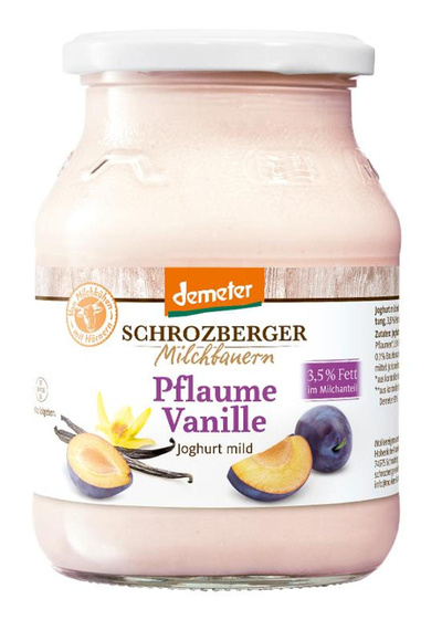 Produktfoto zu Fruchtjoghurt Pflaume Vanille