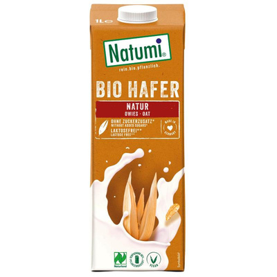 Produktfoto zu Haferdrink Natur, ohne Zuckerzusatz 1l