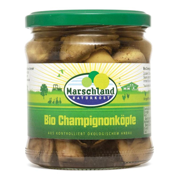 Produktfoto zu Bio Champignon Köpfe
