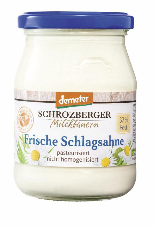 Produktfoto zu Demeter Schlagsahne 250 g