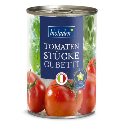 Produktfoto zu Tomatenstücke Cubetti 400 g