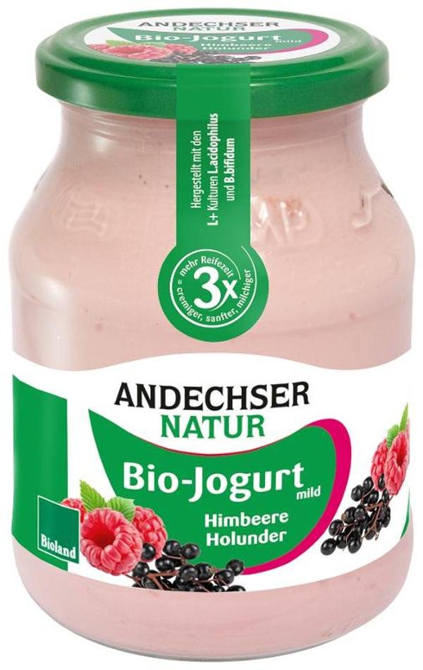 Produktfoto zu Fruchtjoghurt, Himbeer Holunder