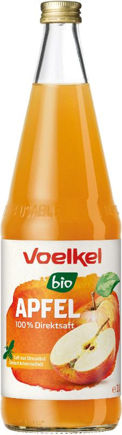 Produktfoto zu Apfelsaft naturtrüb, Biostreuobst 1 L