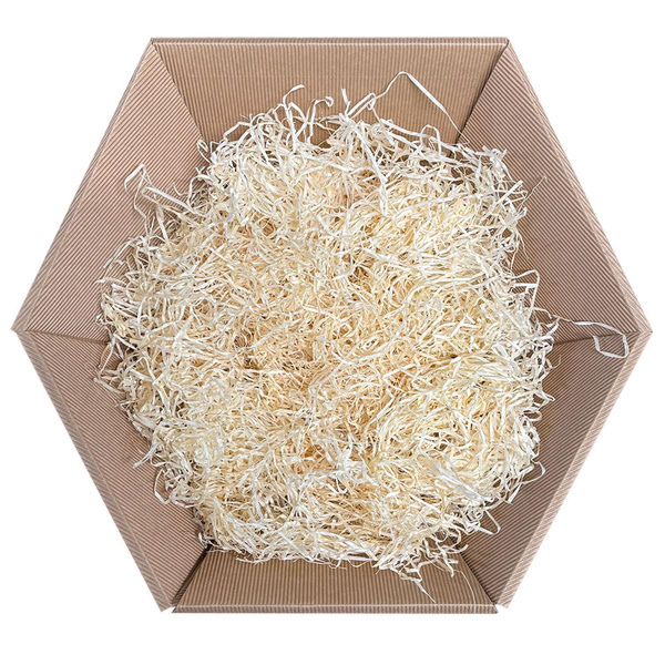 Produktfoto zu Pappschale m. Holzwolle mittel