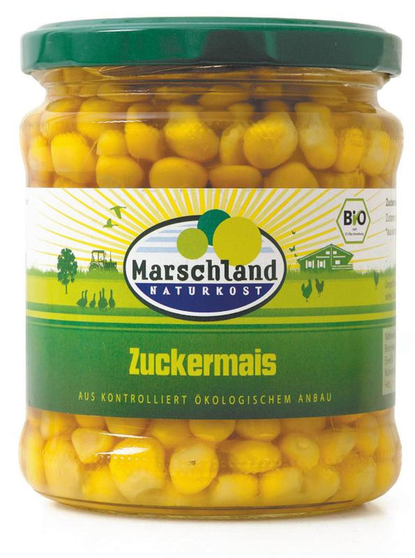 Produktfoto zu Zuckermais im Glas 360 g
