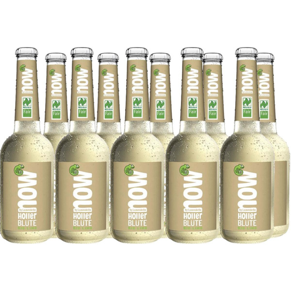 Produktfoto zu now Bio Limo Holler Blüte, 10* 0,33 L