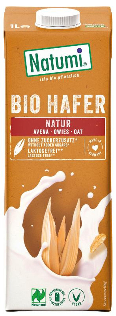 Produktfoto zu Haferdrink Natur, ohne Zuckerzusatz 1l