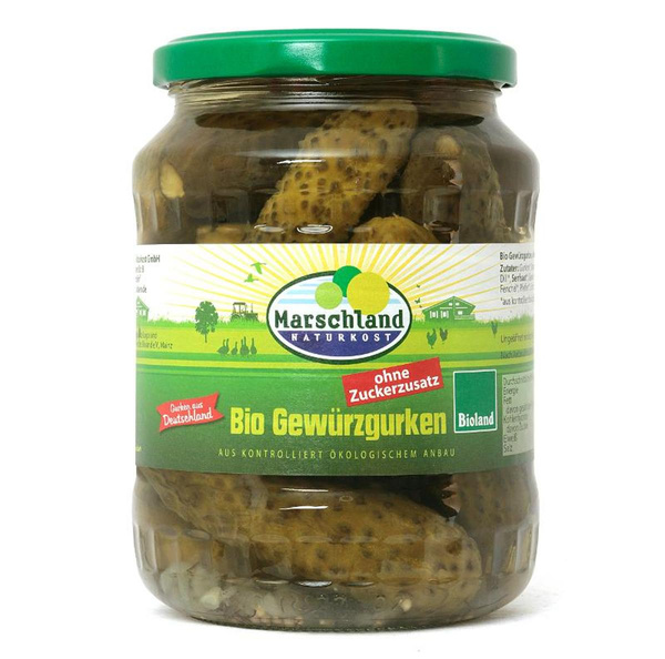 Produktfoto zu Gewürzgurken ohne Zucker