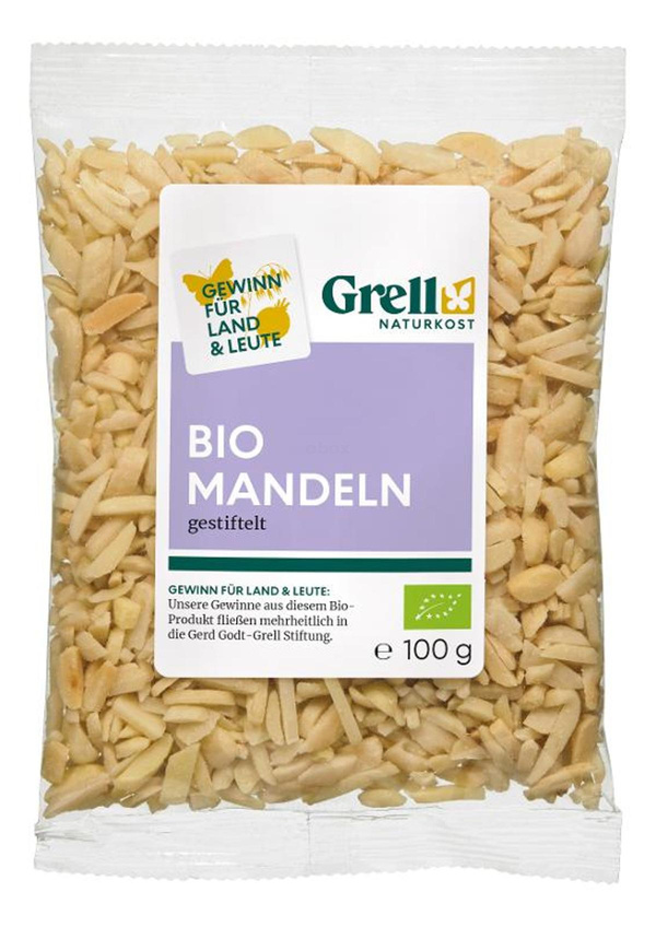 Produktfoto zu Gestiftete Mandeln 100 g