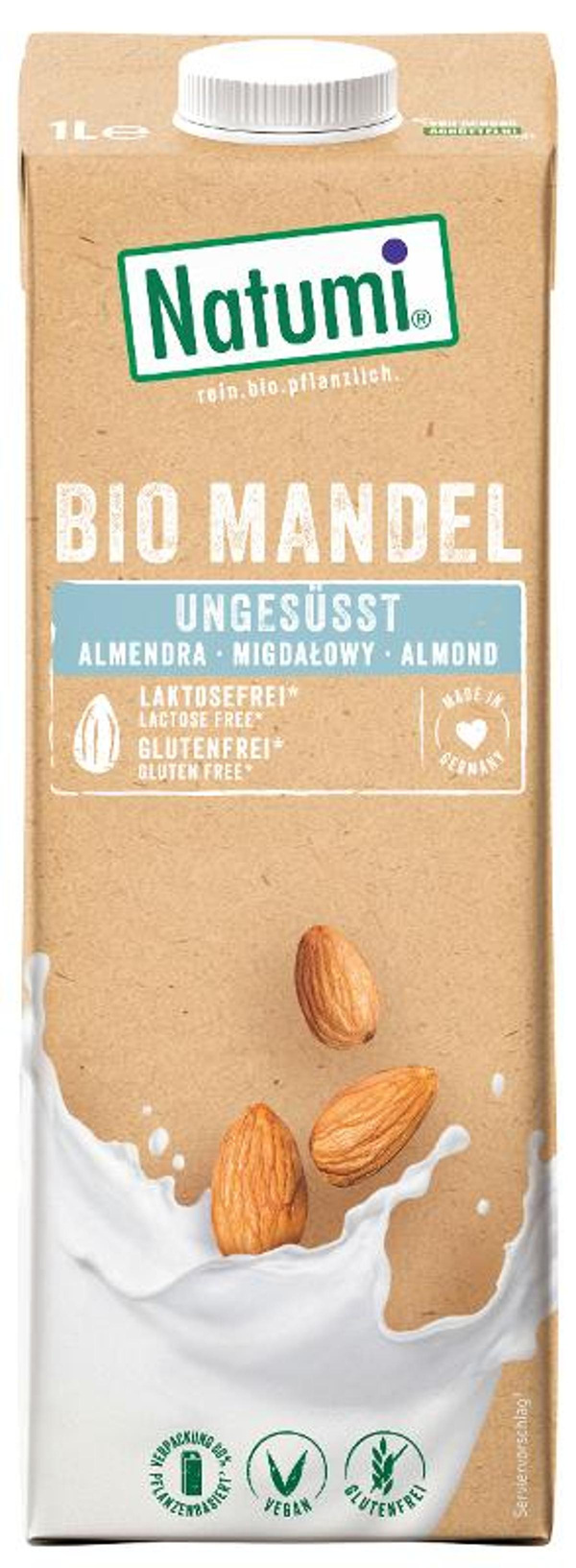 Produktfoto zu Mandelmilch Natural 1 L
