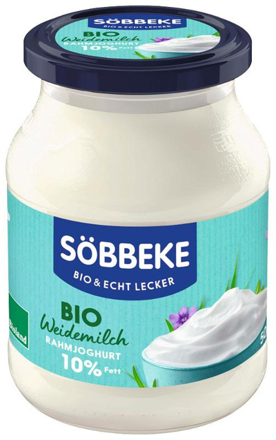 Produktfoto zu Bio Weidemilch Rahmjoghurt 10 % Fett