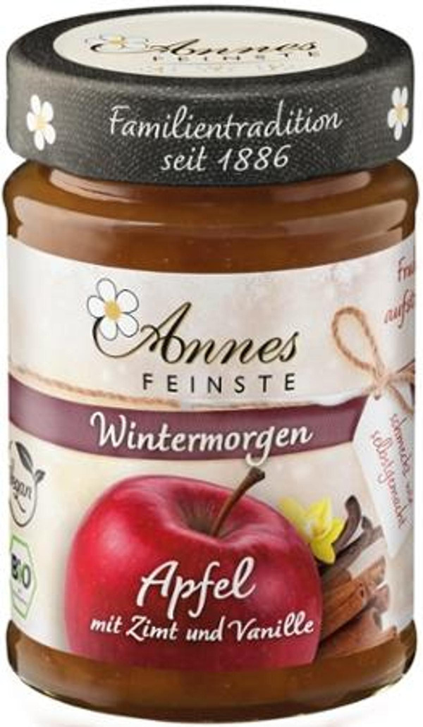 Produktfoto zu Fruchtaufstrich Wintermorgen Apfel mit Zimt