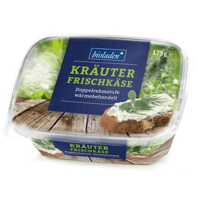 Produktfoto zu Frischkäse Kräuter, Doppelrahmstufe