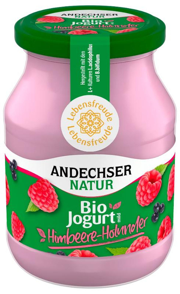 Produktfoto zu Fruchtjoghurt, Himbeer Holunder