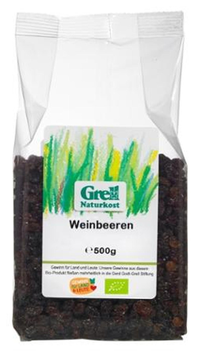 Produktfoto zu Weinbeeren 500 g