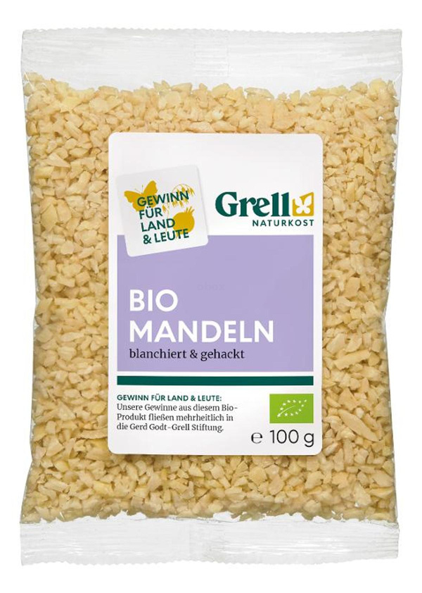 Produktfoto zu Gehackte Mandeln 100 g