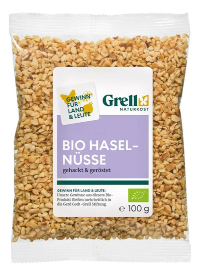 Produktfoto zu Haselnusskerne, gehackt, gerös