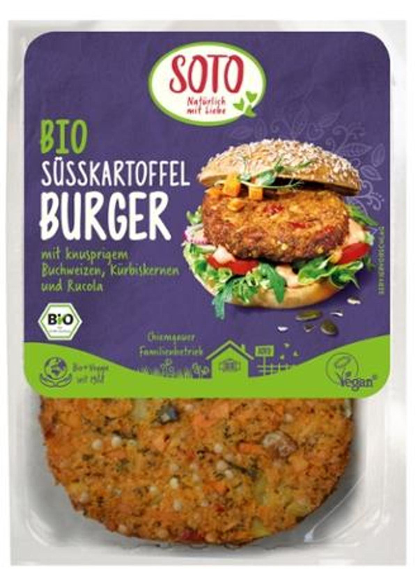 Produktfoto zu Burger Süßkartoffel Buchweizen