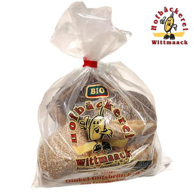 Produktfoto zu Dinkel-Gutsbrötchen halbgar. bestreut 6 er