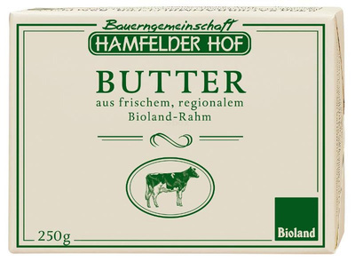 Produktfoto zu Sauerrahmbutter, Hamfelder Hof