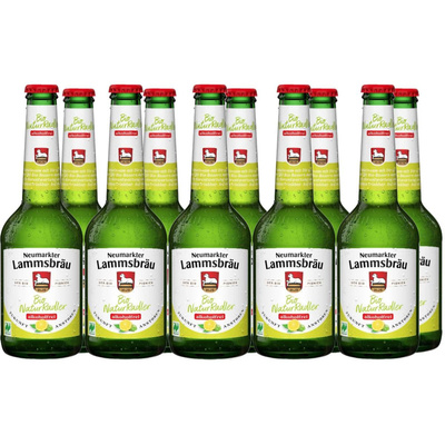 Produktfoto zu Lammsbräu Naturradler, alkoholfrei, 10*0,33l