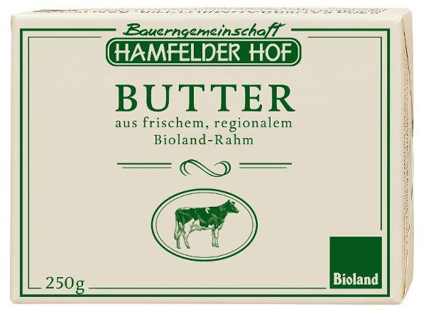 Produktfoto zu Sauerrahmbutter, Hamfelder Hof