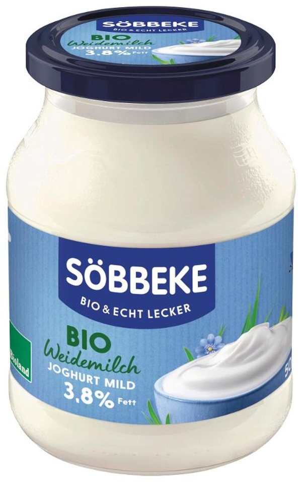 Produktfoto zu Bio Weidemilchjoghurt natur mild 3,8 % Fett