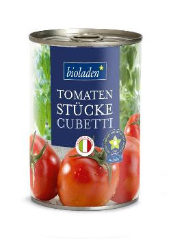 Produktfoto zu Tomatenstücke Cubetti 400 g