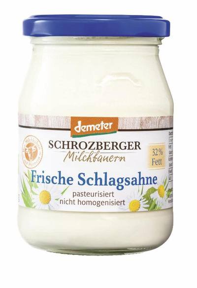 Produktfoto zu Demeter Schlagsahne 250 g