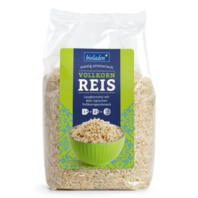 Produktfoto zu Vollkornreis Langkorn 500 g