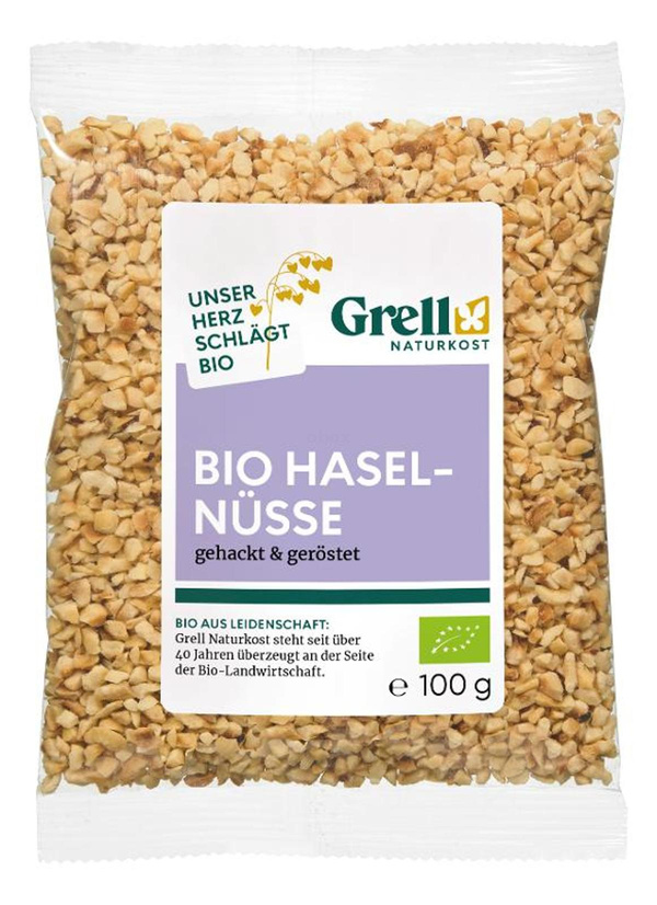 Produktfoto zu Haselnusskerne, gehackt, gerös