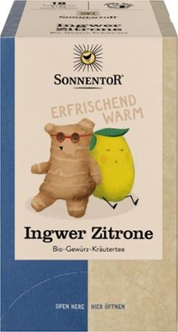 Produktfoto zu Tee Ingwer Zitrone